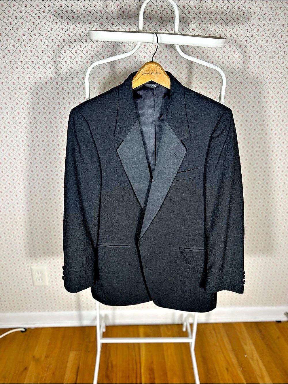 after Six Black Tuxedo Jacket Size 44 S made in USA